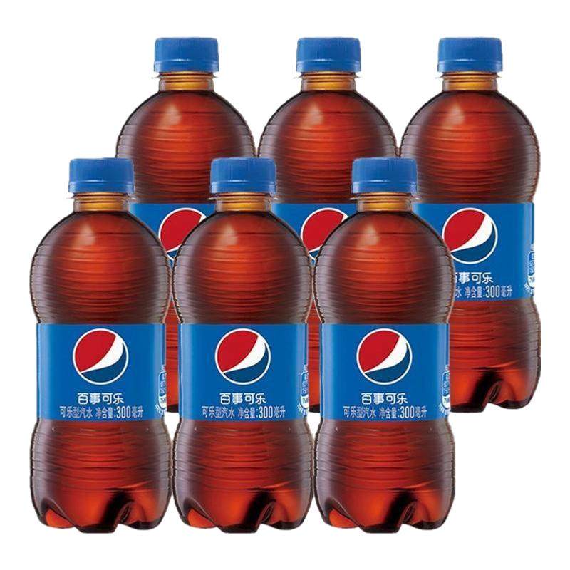 百事可乐300ml*6瓶饮料