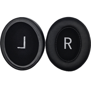 乾音椭圆头戴式羊皮耳机套罩垫天鹅绒海绵加厚慢回弹记忆绵Earpad