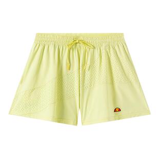 ellesse小贝壳夏季网球短裤运动透气网面跑步带内衬防走光裙裤女