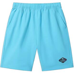 小骆驼男童运动短裤凉感夏季2026新款速干透气宽松户外儿童五分裤