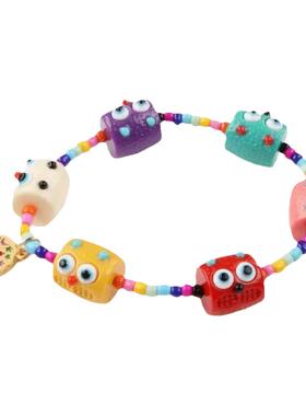 女可爱手链手饰可爱小怪兽