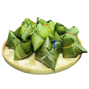 咸水粽子农家特产客家清水粽子草灰纯糯米粽子早餐端午节
