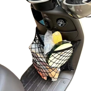 专用可人G500电动车网兜收纳袋储物网车前置挂物配件大全挂物包