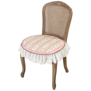 【国补再减15%】粉佳人法式坐垫椅垫轻奢座垫餐桌椅子垫蕾丝椅套
