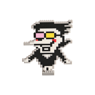 三角符文手办周边摆件deltarune创意拼装积木模型桌面橱窗装饰