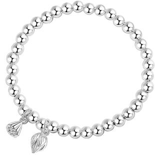 两世欢银手链串珠叠戴999纯银女2025新款轻奢小众高级感生日礼物