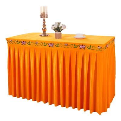 中式刺绣丝绒供桌布佛桌布佛台布