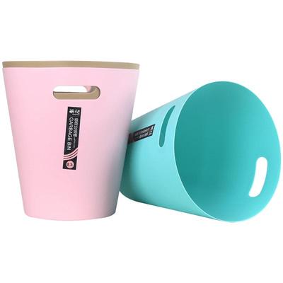 茶花垃圾筒客厅卧室桌面废纸篓