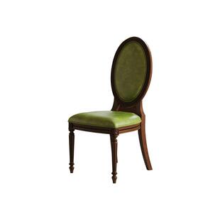 时余斯图亚特梳妆凳老钱风中古风餐椅头层牛皮休闲靠背创意小法式