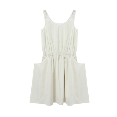 肩带装饰口袋凉感轻盈肌理