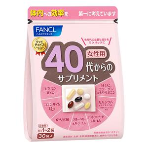FANCL芳珂40代女综合营养包