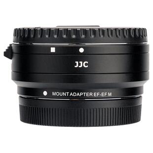 JJC适用于佳能EF-EOSM转接环EF镜头转微单M50 M50II M5 M6 M200 M6II相机efm机身永诺小痰盂卡口适配器