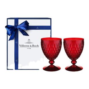 德国villeroyboch唯宝波士顿高脚杯复古红酒杯白葡萄洒对杯礼盒装