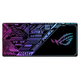 ROG鼠标垫败家之眼泰毯游戏电竞加厚超大号桌垫可定制锁边滑鼠垫