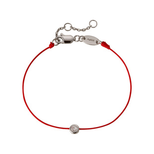 素图手链925银女款本命年红绳编织手绳气质百搭手饰小众设计首饰