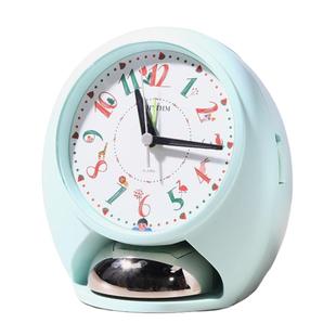 RHYTHM丽声闹钟学生专用起床神器2025新款儿童闹钟强力叫醒小学生