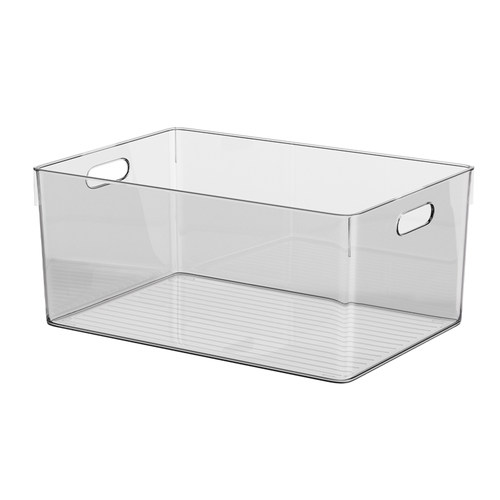 书桌收纳盒置物架亚克力抽屉分隔化妆品长方形杂物桌面透明整理盒