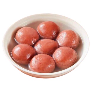 正宗红高粱汤圆黑芝麻馅杂粮手工红色大汤圆元宵半成品官方旗舰店