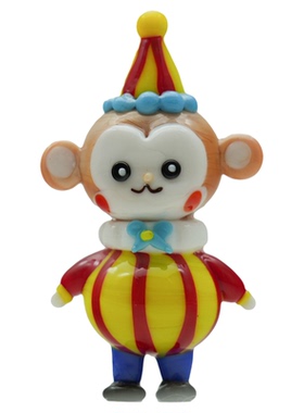 淄博琉璃马戏团可爱动物桌面摆件