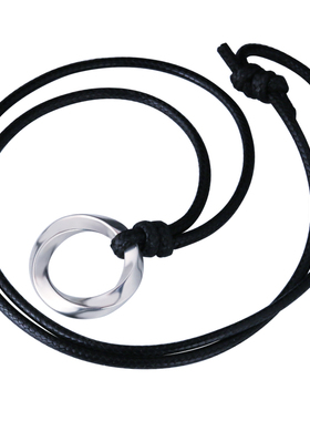 YUKIi男士925纯银项链莫比乌斯