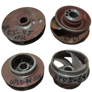 QY2.2-7.5kw油浸充油式潜水泵铁叶轮2.5寸3寸4寸6寸叶子水泵配件