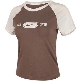 【自营】耐克女子NSW NK CHLL KNT TEE RGLN运动短T恤HV4993-134