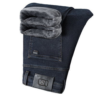 金盾春秋款男士牛仔裤2025新款直筒宽松商务中年百搭休闲长裤男