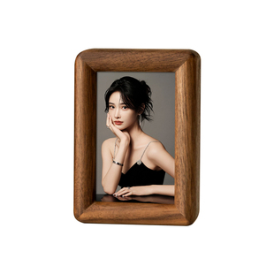 迷你写真小相框空框架实木摆台洗照片册做成摆件定制diy打印展示