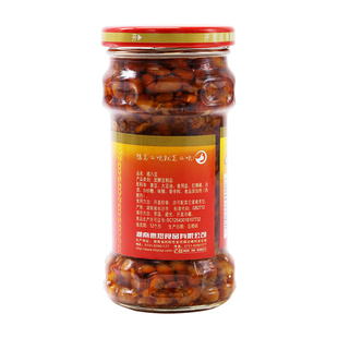 湖南锦程豆鼓火焙鱼红烧野山椒280克腊八豆辣椒酱农家辣酱下饭菜