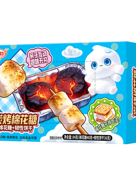 DIY炭烤棉花糖饼干玩具糖果