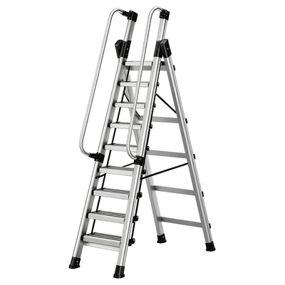 百佳宜家用梯子室内户外折叠铝合金人字梯特高加厚登高防滑阁楼梯