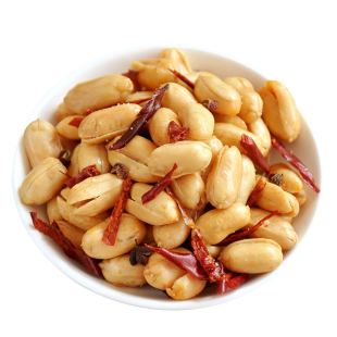 粒香酥花生米零食椒盐麻辣花生米散装熟油炸特产香辣花生5斤装