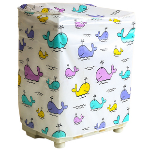 加厚防水防晒双缸洗衣机罩 小鸭海尔双筒半自动双杠洗衣机罩套