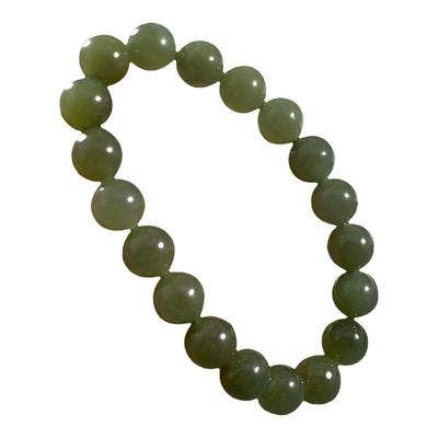 新疆和田玉手串老型珠手链天然玉