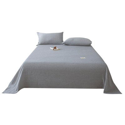 A类双层皱皱纱床单纯棉100全棉