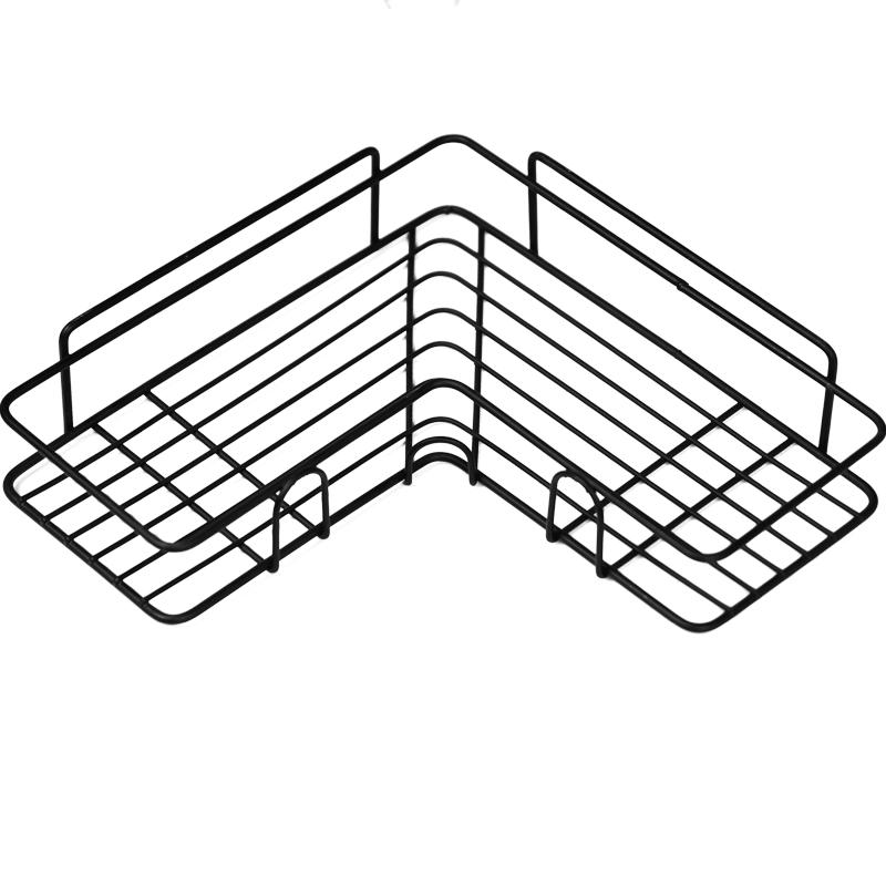 卫生间浴室三角置物架子壁挂式免打孔厕所洗手间沐浴露转角收纳架