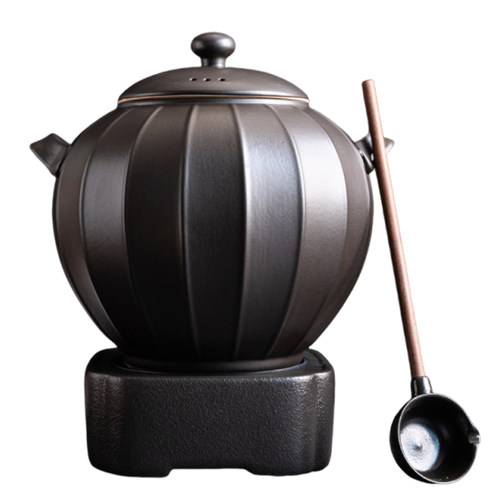 陶迷超大容量煮茶壶电陶炉烧水壶中式茶馆饮茶器带盖养生茶釜大罐