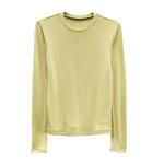 殳十原创设计 圆领针织打底衫长袖软糯春秋冬修身纯色毛衣套头女