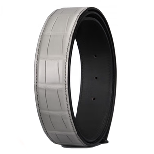 南非雾面尼罗鳄鱼皮腰带男女皮带哑光/不拼接/加长双面肚皮本命年