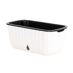 阳台种菜盆自吸水蔬菜种植箱懒人长方形种葱塑料花盆室内专用神器