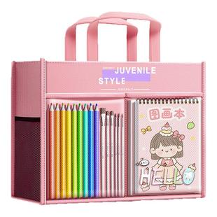 加大号美术袋 A3/8K小学生手提袋拉链式文件袋8开大容量美术工具收纳袋学生防水拎书袋档案袋画画工具收纳包