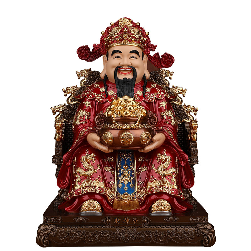 招财财神爷财神家用神像供奉摆件装饰摆件