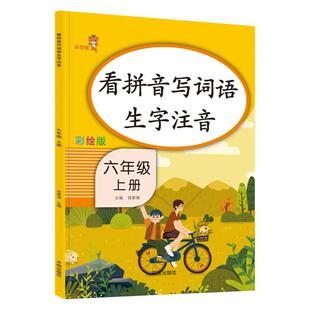 看拼音写词语六年级上册 人教版部编版 语文默写能手六年级上生字生词书写本小学生六年级上册语文同步训练字词句段篇默写小帮手册