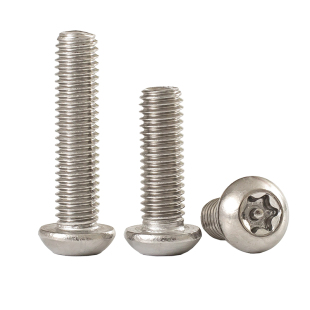 M3M4M5M6M8 304不锈钢圆头梅花螺丝盘头内六角花型螺钉防盗螺栓