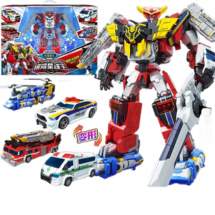 正版托宝战士银河侦探变形玩具机器人金刚破天刚翼儿童男孩兄弟