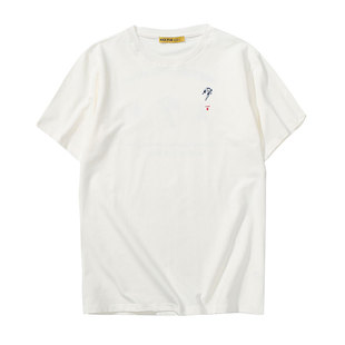 摇滚计划国潮原创万能青年旅店印花潮牌情侣纯棉圆领宽松T恤男INS