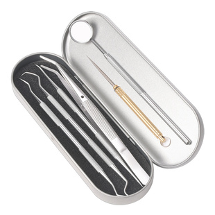 亨格斯刮牙齿板刮刀神器医牙专用工具牙垢牙结石清除口镜刮牙器