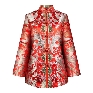 善唯 甘棠寿衣女全套老人女士寿服高档现代款冲喜闰年七件套