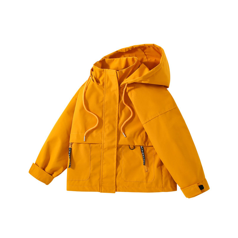 DO.CAT女童外套黄色冲锋衣登山服