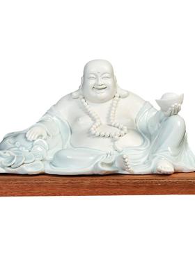 陶瓷摆件弥勒佛笑佛供奉